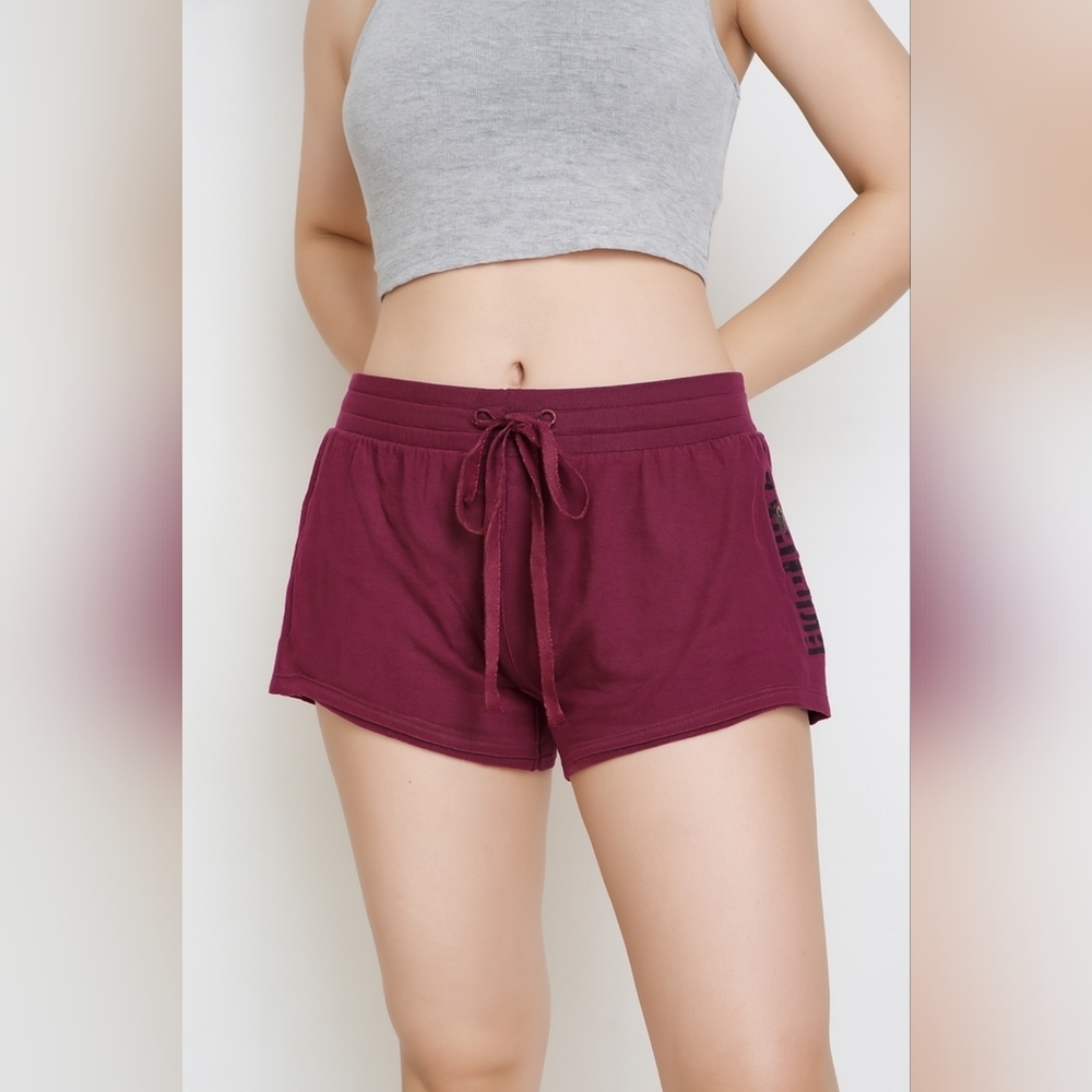2/$30 VICTORIA SPORT Casual Burgundy Lounge Shorts (#326)